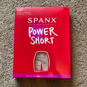 Spanx Soft Nude Power Short, Sz M, 6” inseam